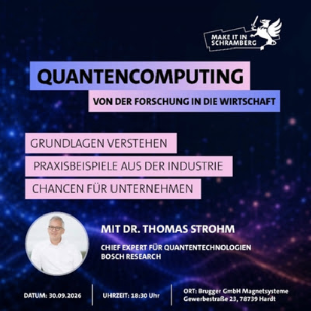Programm: Grundlagen verstehen, Praxisbeispiele aus der Industrie, Chancen für Unternehmen – Brugger GmbH Magnetsysteme, Gewerbestraße 23, 78739 Hardt
